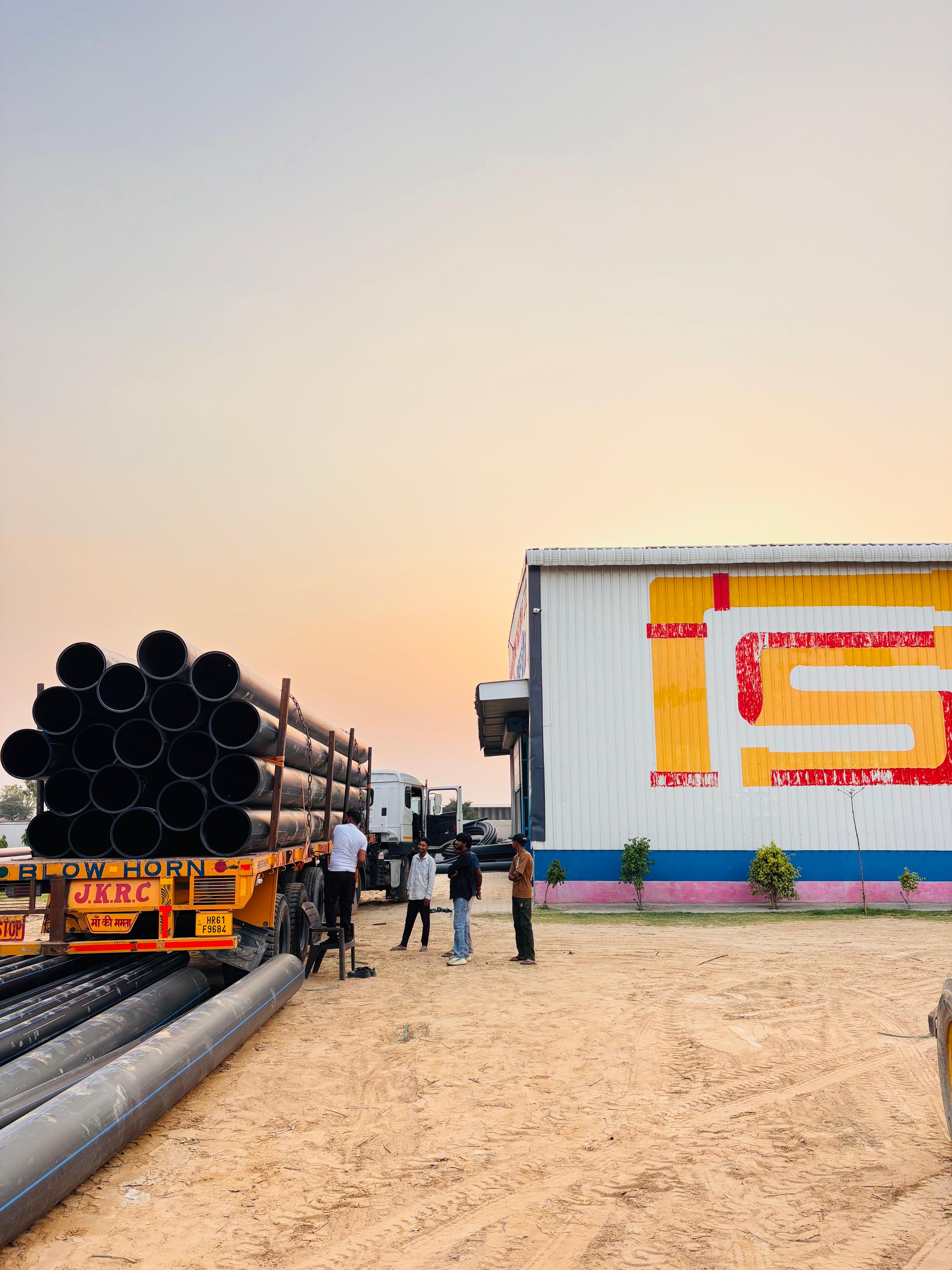 Industrial Pipe Stacks